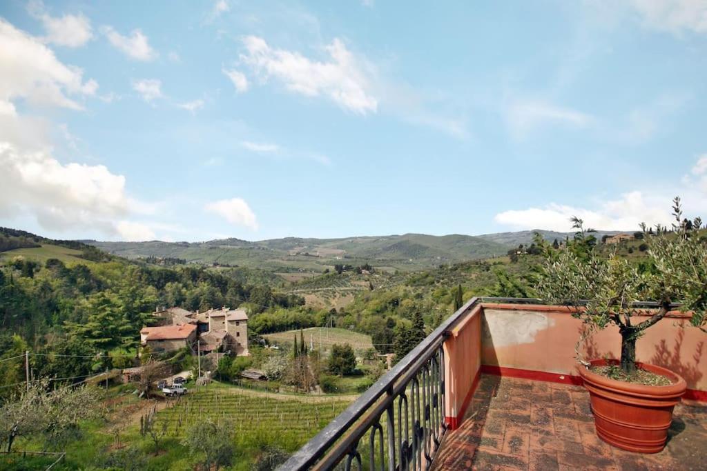 Casa Adriano Lägenhet Greve in Chianti Exteriör bild